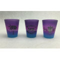 Rainbow Color Shot Glass, Color Spray Shot Glass